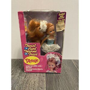 Vintage Irwin Tressie Twist n Curl Doll, Damaged box